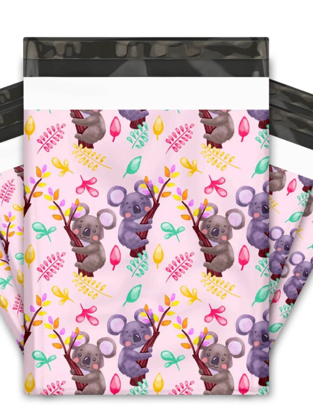 20 10x13 Koala Designer Poly Mailers